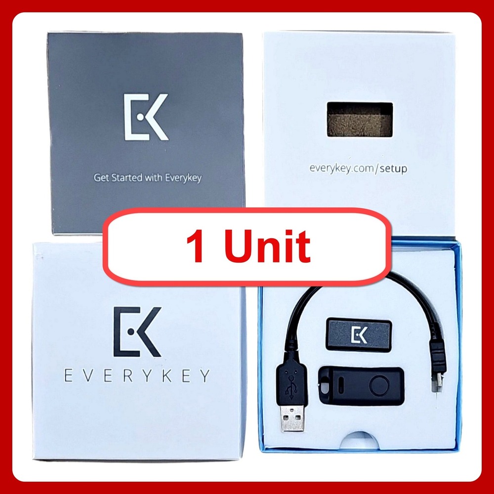 Everykey EKV01 Bluetooth Universal Smart Key Password Security Token Black New